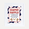 Baseball Baby Shower Diaper Raffle Sign Printable Template