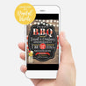 BBQ Rustic Lights Can Be Used As A Digital Invite Evite