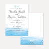 Beach Wave Wedding Invitation Printable Template