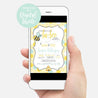 Bee Honeycomb Can Be Used As A Digital Invite Evite