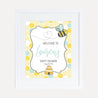 Bee Baby Shower Welcome Sign Printable Template