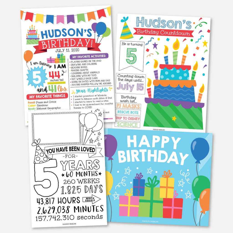 printable-birthday-sign-package-templates-hadley-designs-printables for Free Printable Birthday Signs For Adults Printable Birthday Sign Package Templates | Hadley Designs - Printables for Free Printable Birthday Signs For Adults
