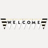 Black and Gold Baby Shower Banner Printable Template