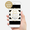 Black Gold Can Be Used As A Digital Invite Evite