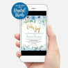 Blue Teal Can Be Used As A Digital Invite Evite