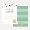 Book Themed Baby Shower Prediction Advice Wishes Bundle Printable Templat