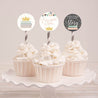 Book Themed Baby Shower Cupcake Toppers Printable Template