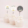 Book Themed Baby Shower Cupcake Toppers Printable Template