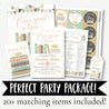 Book Themed Baby Shower Complete Package Set Printable Template