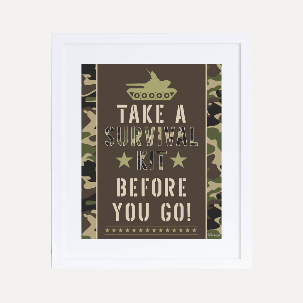 Printable Camo Army Kids Party Favors Sign Templates | Hadley Designs ...