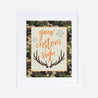 Hunting Camo Kids Party Custom Sign Printable Template
