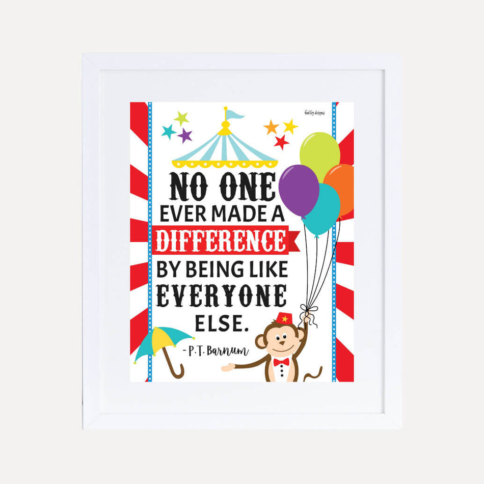 Carnival Kids Party Birthday Sign Printable Template