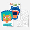 Cartoon Dinosaur Kids Party Game Package Printable Templates