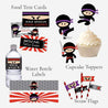 Ninja Kids Party Complete Package Printable Templates