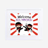 Ninja Kids Party Signs Set Printable Templates