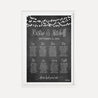 Chalk Lace Lights Wedding Seating Chart Sign Printable Template