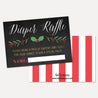 Christmas Baby Shower Diaper Raffle Printable Template