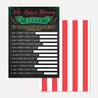 Christmas Baby Shower Who Knows Mommy Best Game Printable Template