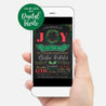 Christmas Black Can Be Used As A Digital Invite Evite