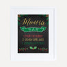Christmas Baby Shower Mimosa Sign Printable Template