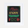 Christmas Baby Shower Food Sign Printable Template
