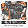 Halloween Party Complete Package Set Printable Template