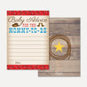 Cowboy Baby Shower Prediction Advice Wishes Bundle Printable Template