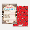 Cowboy Baby Shower Prediction Advice Wishes Bundle Printable Template