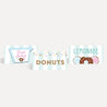 Donut Diner Baby Shower Food Tent Cards Printable Template