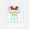 Donut Diner Baby Shower Mimosa Sign Printable Template