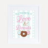 Donut Diner Baby Shower Quote Sign Printable Template