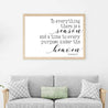 Ecclesiastes 3:1 Wall Art Christian Home Decor Sign Printable Template