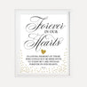 Elegant New Years Eve Wedding Loving Memory Sign Printable Template