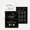Elegant New Years Eve Wedding Sign Set Printable Templates