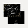Elegant New Years Eve Wedding Thank You Card Printable Template