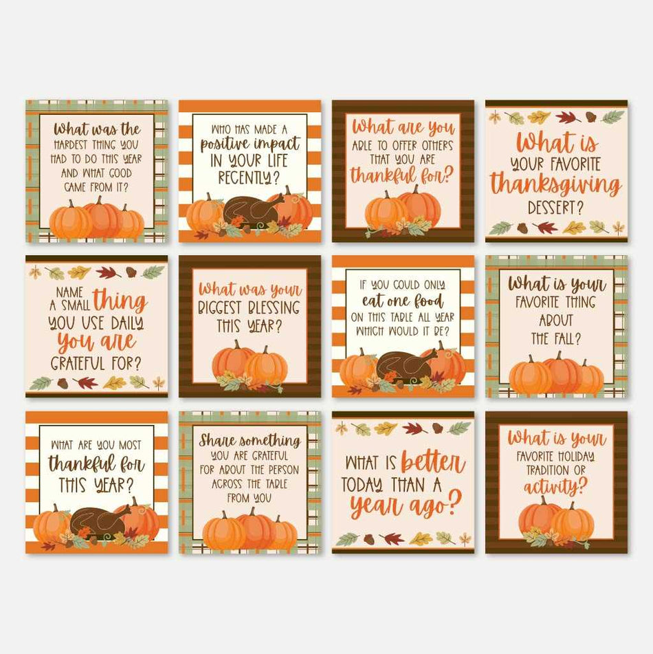Fall Party Game Activity Printable Template