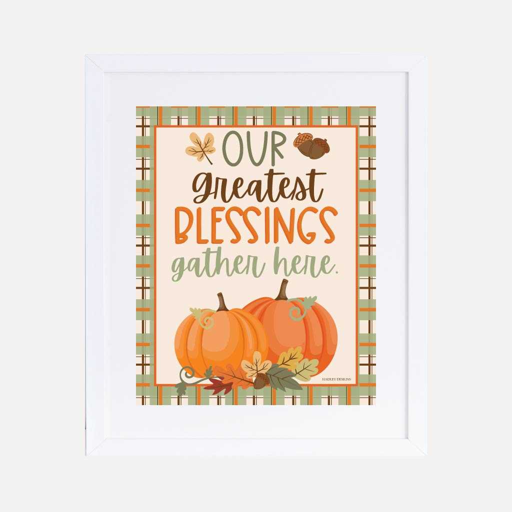 Printable Fall Party Signs Set Templates | Hadley Designs