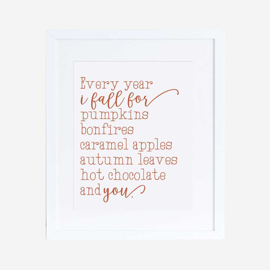 Fall Home Print Template