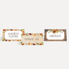 Fall Rustic Baby Shower Food Tent Cards Printable Template