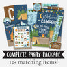 Camping Complete Party Package Printables