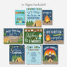 Campfire Campout Decoration Wall Art Templates