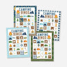 Camping Mountain Party Bingo Game Cards Printable
