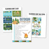 Outdoor Scavenger Hunt Nature Kids Activity Outside Template