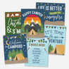 Camping Hiking Party Signs Package Printables