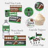 Sports Field Vintage Green Decorations Food Water Drink Labels