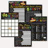Fiesta Baby Shower Games Set Printable Template