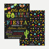 Fiesta Baby Shower Invitation Printable Template