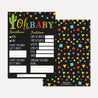 Fiesta Baby Shower Predictions Printable Template