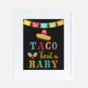 Fiesta Baby Shower Taco Bout A Baby Sign Printable Template