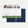 Football Baby Shower Prediction Advice Wishes Bundle Printable Template+